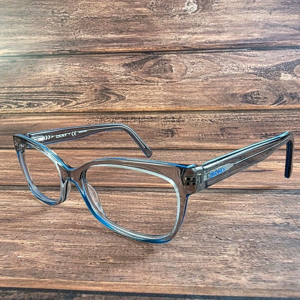 DKNY DY 4639 3457 Grey Blue Translucent Cat‎ Eye Eyeglasses Frames 51-16-140